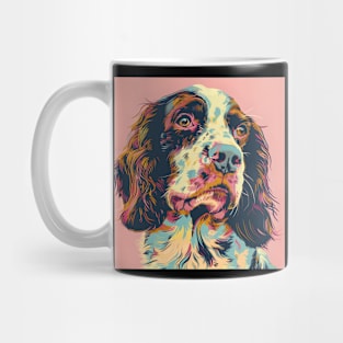 Retro English Cocker Spaniel: Pastel Pup Revival Mug